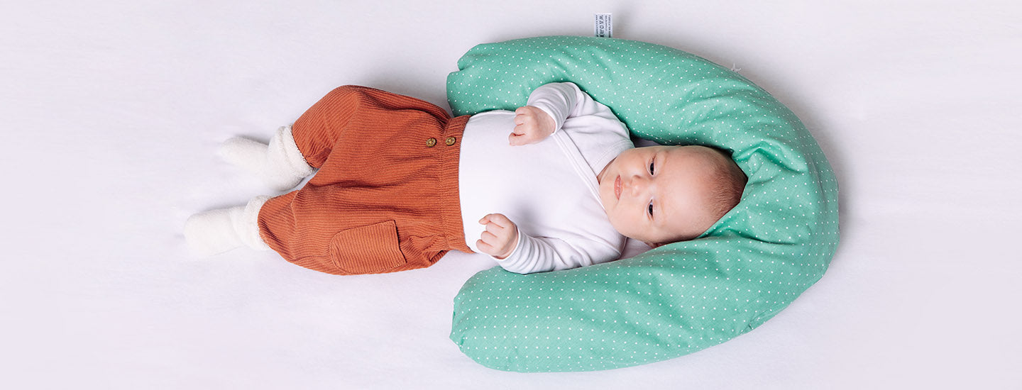 Baby-Lagerungskissen - sicher & ergonomisch gebettet