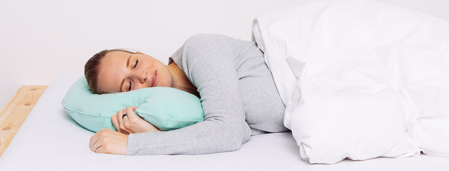 frau liegend Ergonomische Kissen