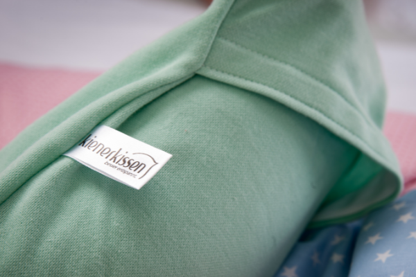 kissen bezug  stoff gruen