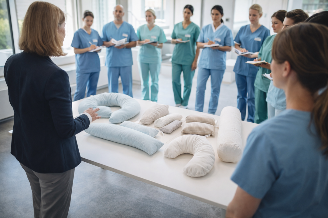 Positionierungs-Workshop für Pflegeteams – Weiterbildung zur Lagerung und Druckentlastung in der Pflege