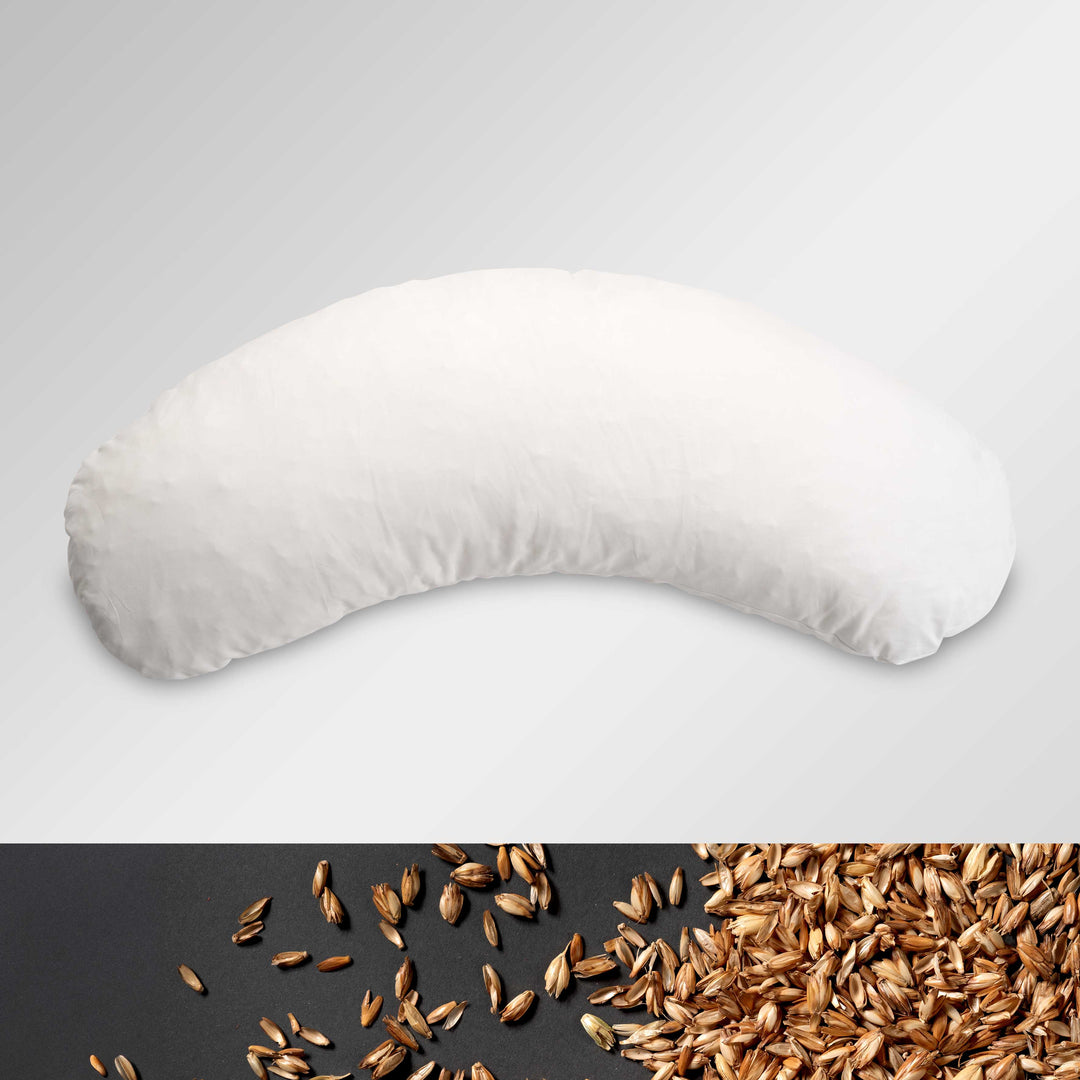Das Original Allrounderkissen von Kienerkissen mit einer Natur-Füllung aus Dinkelspreu