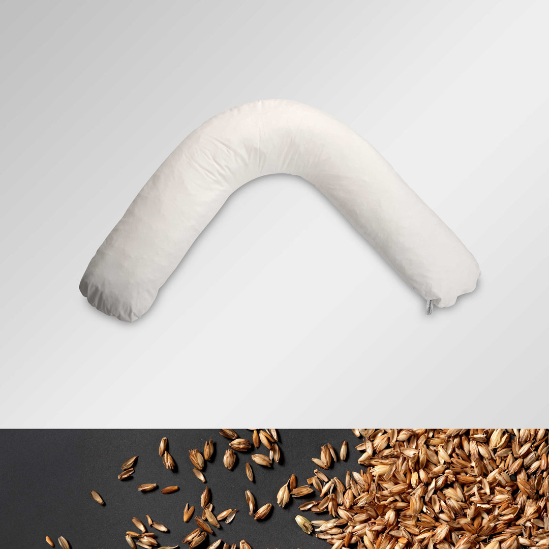 Stillkissen von Kienerkissen mit einer Natur-Füllung aus Dinkelspreu
