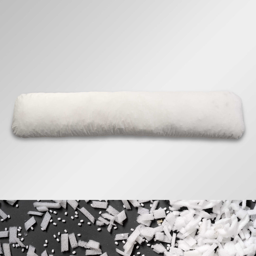 Seitenschläferkissen von Kienerkissen mit einer Füllung aus EPP-Perlen und Schaumstoff-Sticks