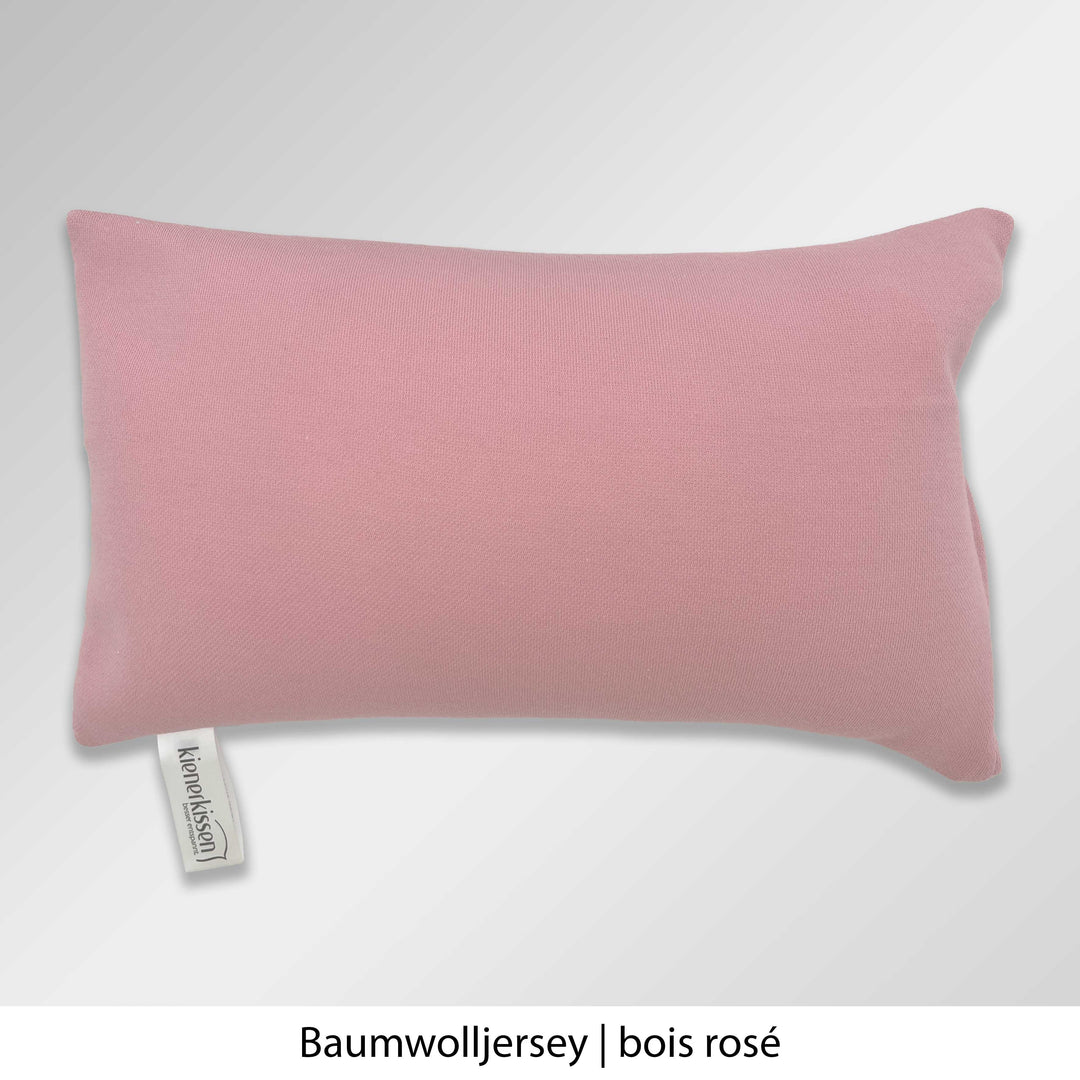 Kienerkissen Reisekissen Baumwolljersey rosa