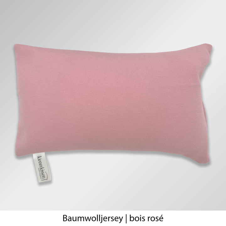 Kienerkissen Reisekissen Baumwolljersey rosa