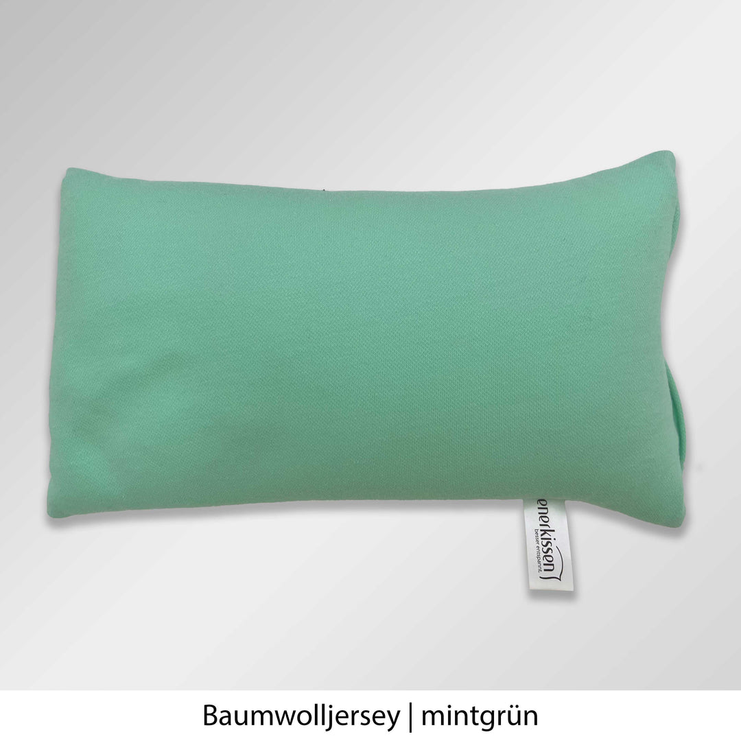 Kienerkissen Reisekissen Baumwolljersey mintgrün
