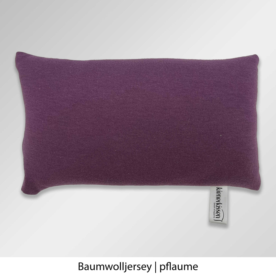 Kienerkissen Reisekissen Baumwolljersey pflaume