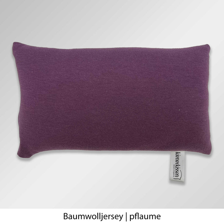 Kienerkissen Reisekissen Baumwolljersey pflaume