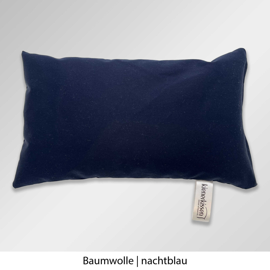 Kienerkissen Reisekissen Baumwolle nachtblau