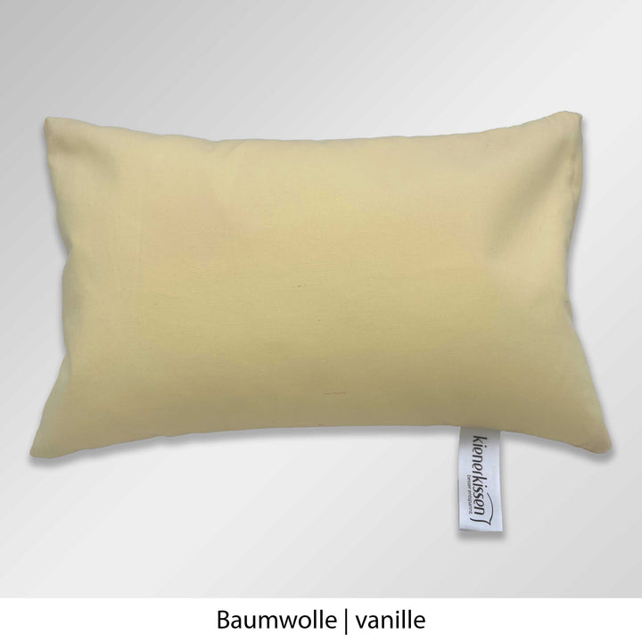 Kienerkissen Reisekissen Baumwolle vanille